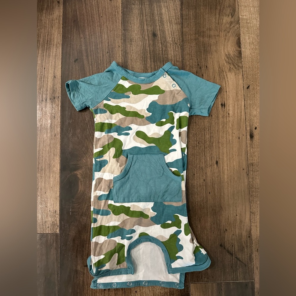 KYTE BABY Camouflage Baby Romper